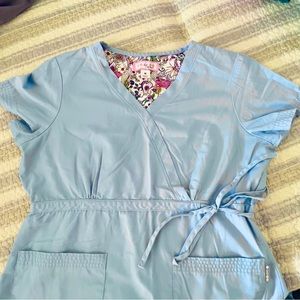 Koi Scrub top